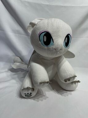 12” Build-A-Bear Workshop How To Train Your Dragon Light Fury Plush with wings